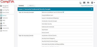 🛒Sonderangebot (SY0-701) – CompTIA Security+ CertMaster Learn + Labs (3 Monate) 