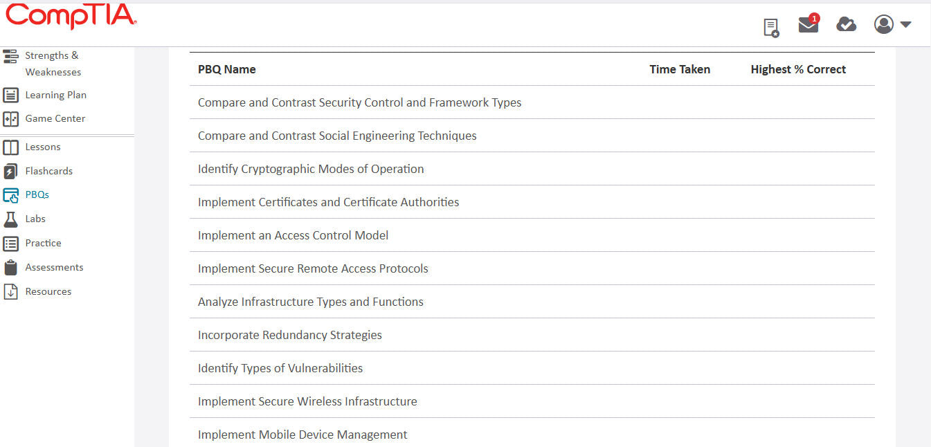 CertMaster Learn + Labs CompTIA Security+  (SY0-701) – Student Access Key |- 50% OFF