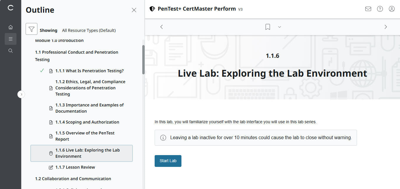 CertMaster Perform  CompTIA PenTest+  PT0-003 (V3)