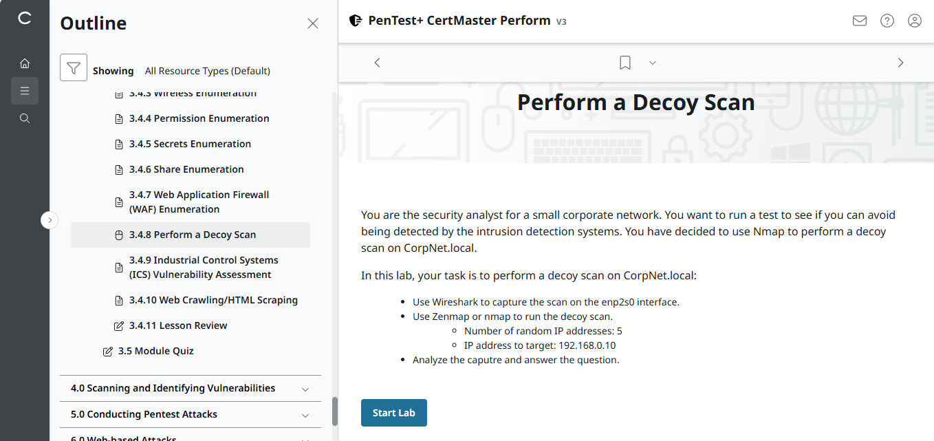 CertMaster Perform  CompTIA PenTest+  PT0-003 (V3)