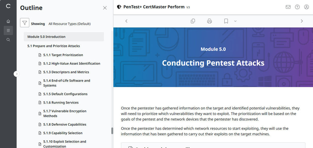 CertMaster Perform  CompTIA PenTest+  PT0-003 (V3)