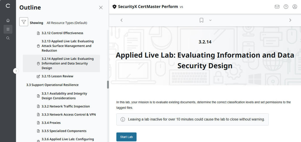 CompTIA CertMaster Perform  – SecurityX CASP+ CAS-005 Individual License