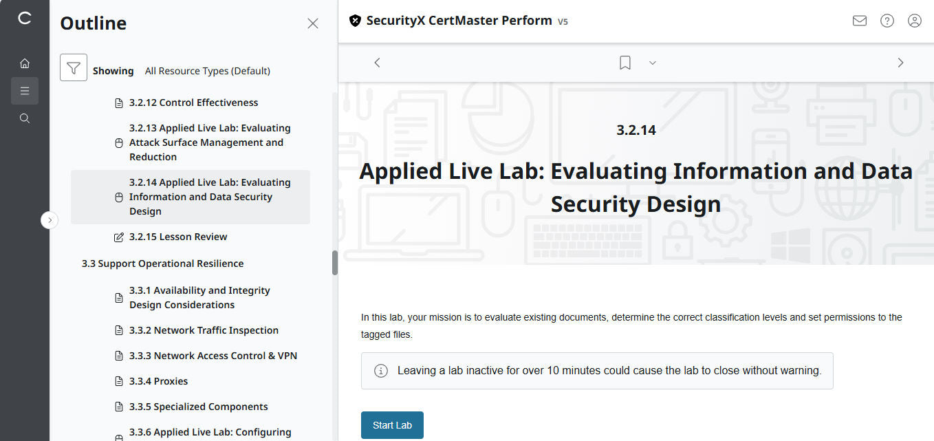 CompTIA CertMaster Perform  – SecurityX CASP+ CAS-005 Individual License