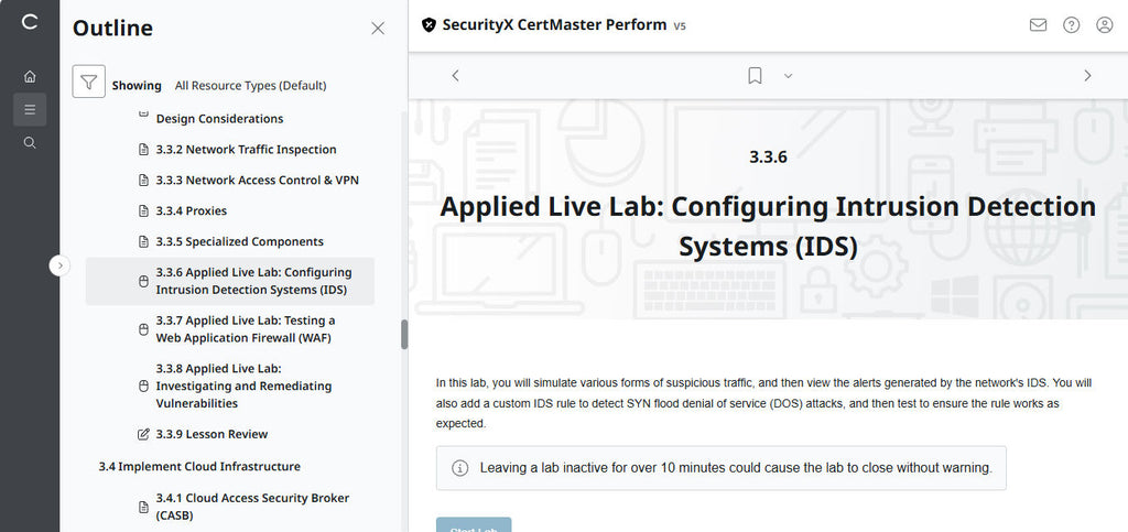 CompTIA CertMaster Perform  – SecurityX CASP+ CAS-005 Individual License
